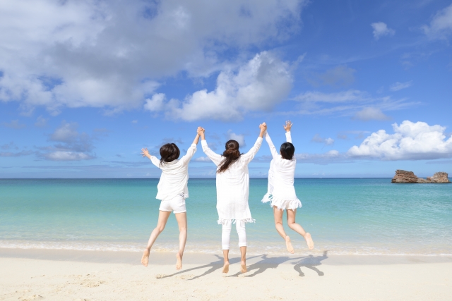 沖縄旅行の女子旅